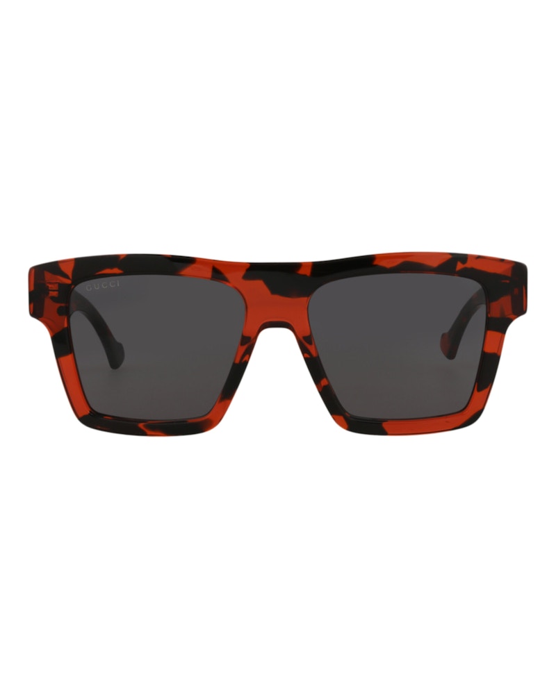 Gucci Square Rectangle Sunglasses Havana/Havana/Grey (GG0962S-30011191-012)
