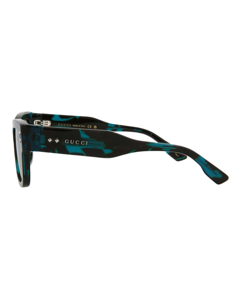 Gucci Square Rectangle Sunglasses Havana/Havana/Grey (GG1217S-30013478-003)
