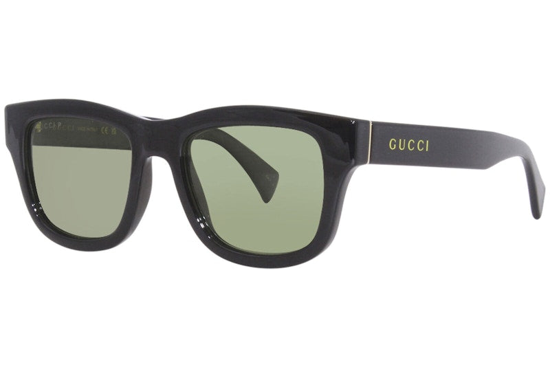 Gucci Square Sunglasses Black/Green (GG1135S-001)