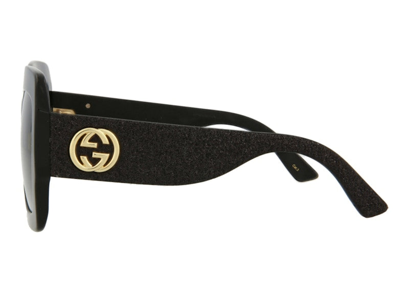 Gucci Square Sunglasses Black/Grey (GG0102S-30001538-001)