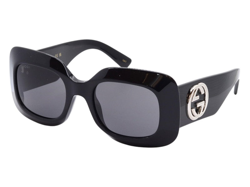 Gucci Square Sunglasses Black Grey (GG1695S-001-51)