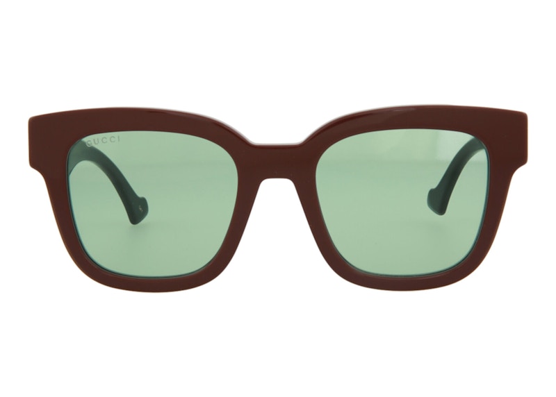 Gucci Square Sunglasses Brown/Black/Green (GG0998S-30011733-004)