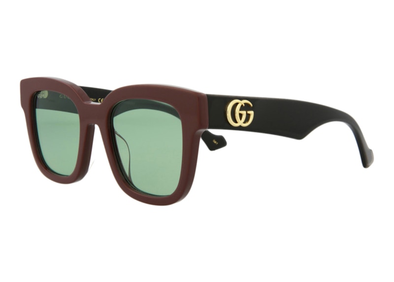 Gucci Square Sunglasses Brown/Black/Green (GG0998S-30011733-004)