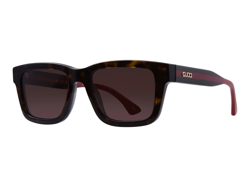 Gucci Square Sunglasses Havana Brown (GG1869S-002)