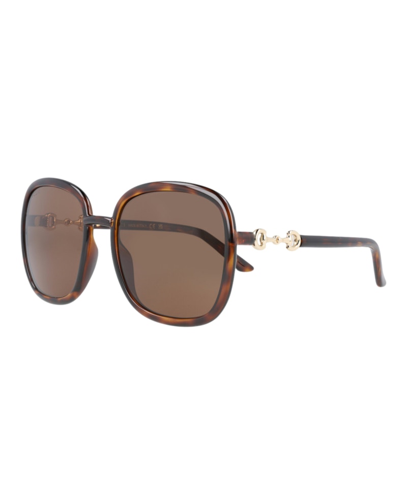 Gucci Square Sunglasses Havana/Havana/Brown (GG0893S-30010361-002)