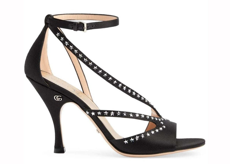 Gucci Star-embellished GG (95mm) Sandals Black (Women's)