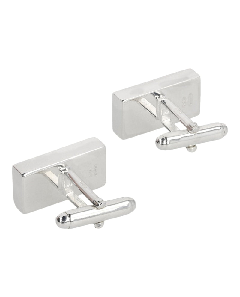 Gucci Sterling Silver Trademark Cufflinks Silver