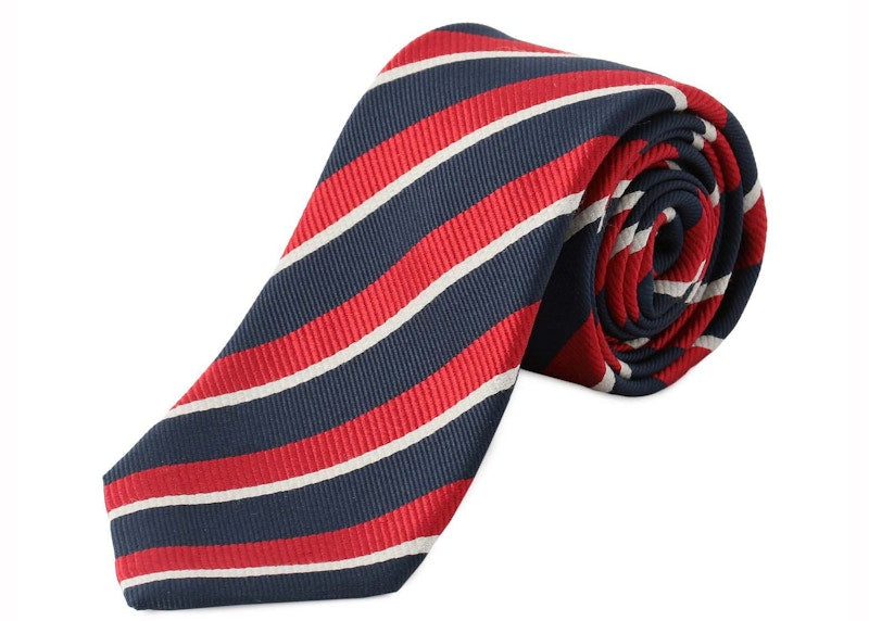 Gucci Striped Tie Navy/Red/White