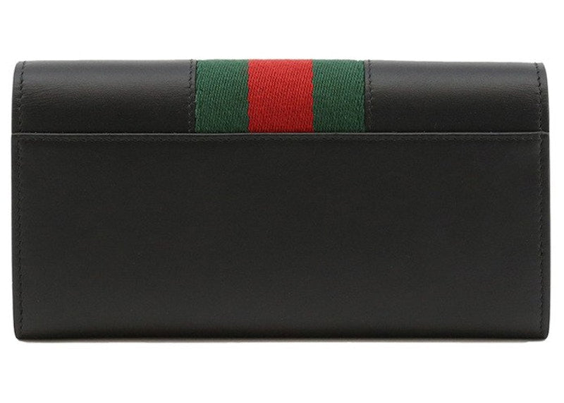 Gucci Sylvie Continental Wallet Black