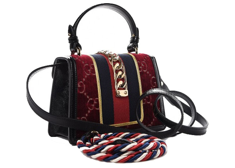 Gucci Sylvie Crossbody Small Leather Red Cipria