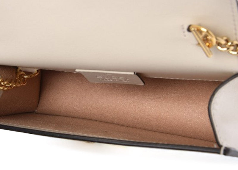 Gucci Sylvie Super Mini White