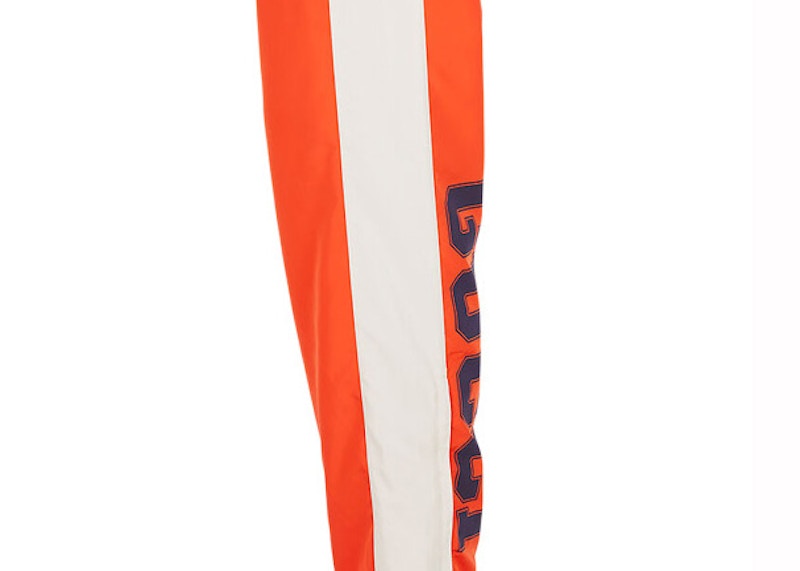 Gucci Tape Detail Track Pants Orange