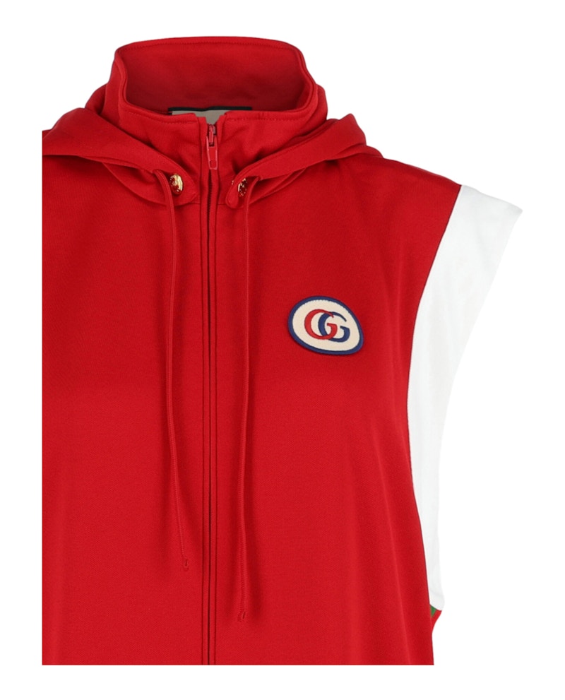 Gucci Technical Jersey Dress Red