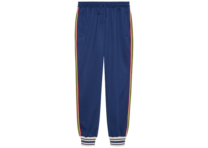 Gucci Technical Jersey Jogging Pant Blue