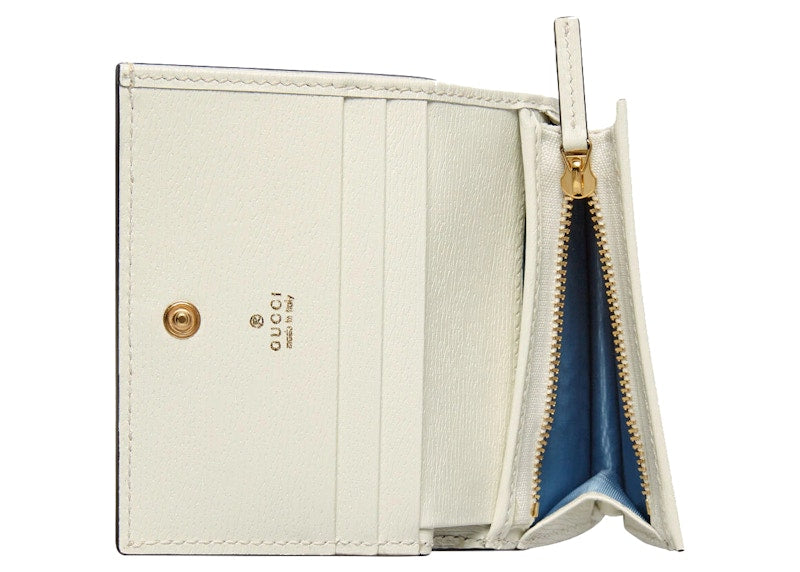 Gucci Tiger Horsebit 1955 Card Case Off White