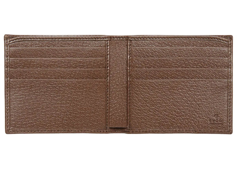 Gucci Tiger Print GG Wallet Beige/Ebony