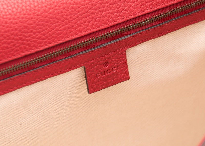 Gucci GG Marmont Top Handle Medium Red