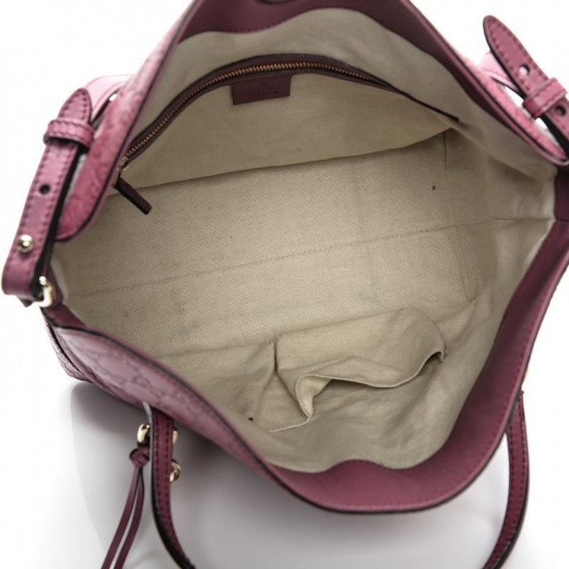 Gucci Bree Tote Guccissima Medium Peonia Pink