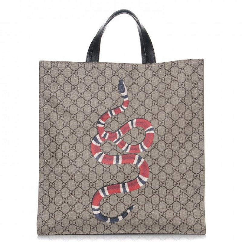 Gucci Kingsnake Tote Supreme GG