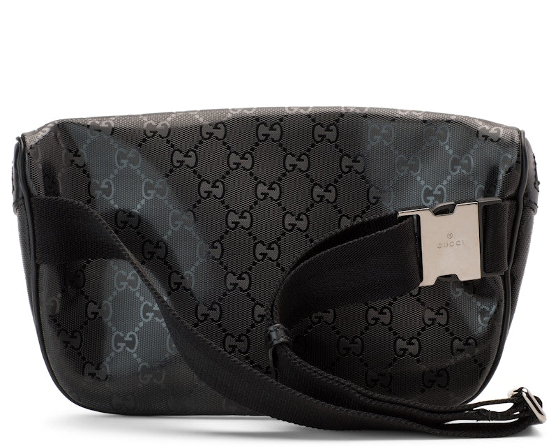 Gucci Waist Pouch GG Imprime Black