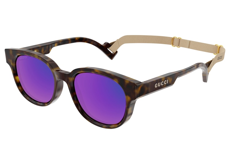 Gucci Wayfarer Sunglasses Tortise/Purple (GG1237SA-004-FR)