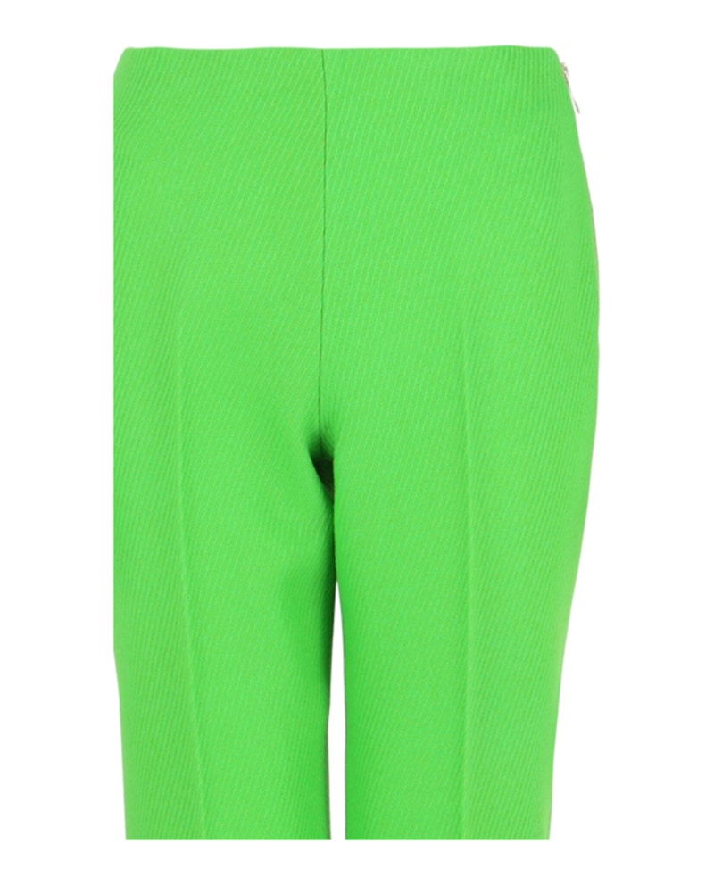Gucci Wool Blend Textured Pants Green