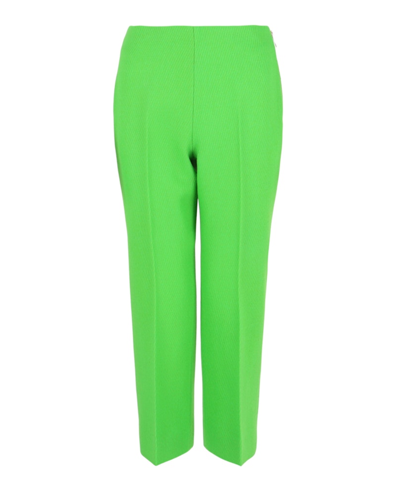 Gucci Wool Blend Textured Pants Green