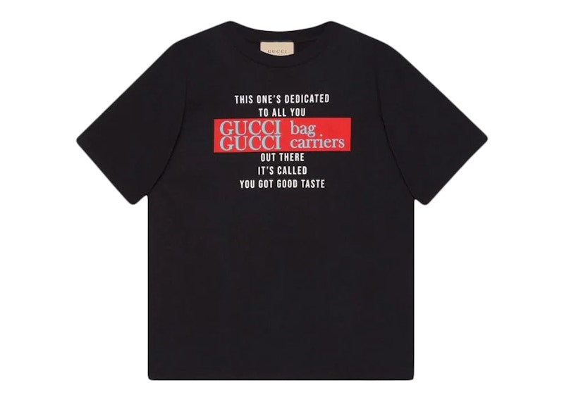 Gucci You Got Good Taste' T-shirt Black/Red/White