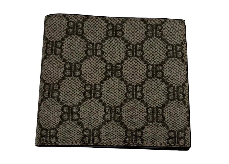 Gucci x Balenciaga The Hacker Project Bi-Fold Wallet Beige/Black