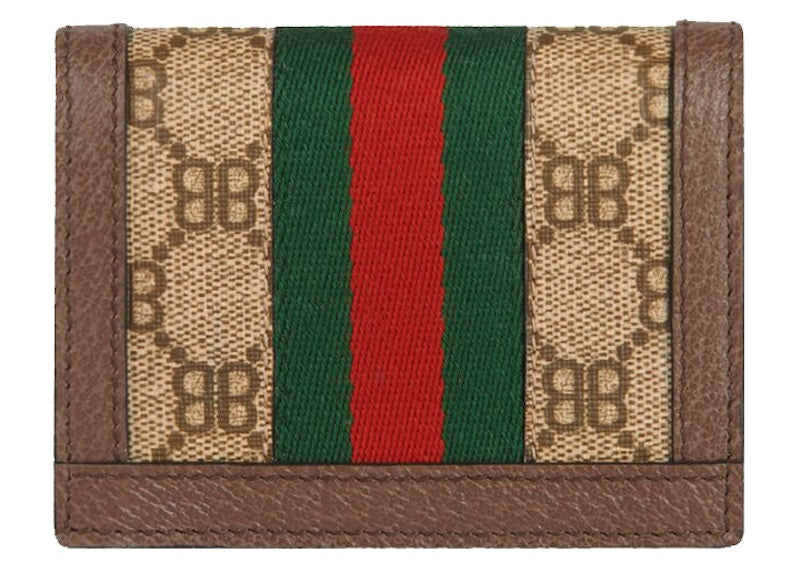Gucci x Balenciaga The Hacker Project Card Case Wallet Beige