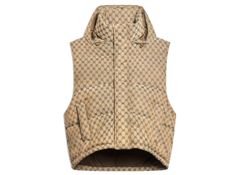Gucci x Balenciaga The Hacker Project Hacker Cocoon Puffer Vest Beige