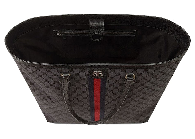 Gucci x Balenciaga The Hacker Project Large Tote Bag Black