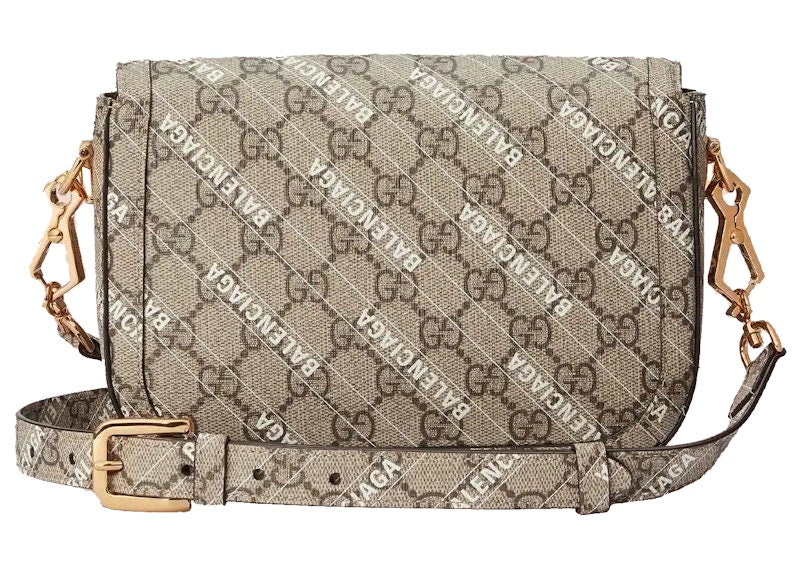 Gucci x Balenciaga The Hacker Project Mini Gucci Horsebit 1955 Beige/Ebony