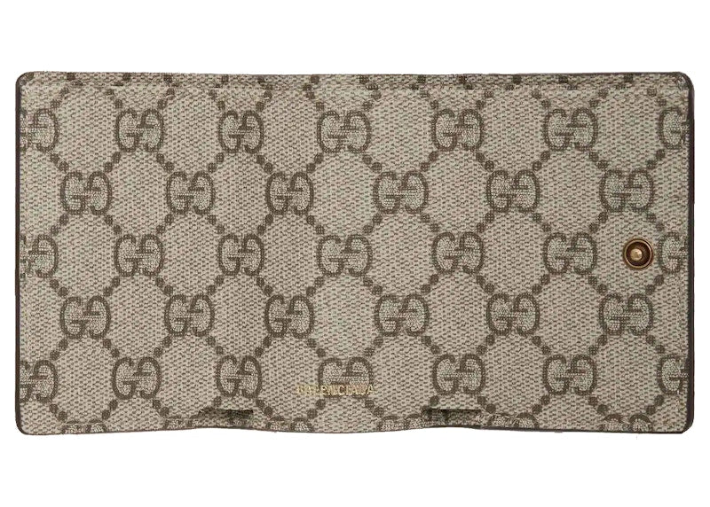 Gucci x Balenciaga The Hacker Project Papier Mini Wallet Beige/Ebony