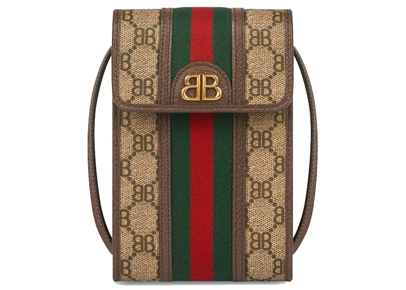 Gucci x Balenciaga The Hacker Project Phone Bag Beige