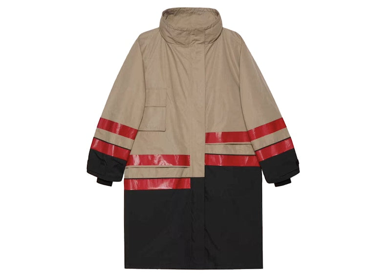Gucci x Balenciaga The Hacker Project Technical Cotton Coat Beige/Black