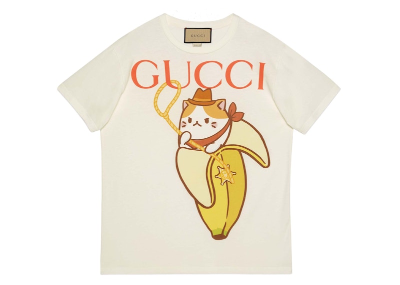 Gucci x Bananya Printed T-shirt White