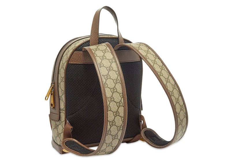 Gucci x Disney Donald Duck Backpack Mini GG Supreme Beige/Ebony/Multi