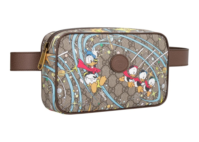 Gucci x Disney Donald Duck GG Supreme Belt Bag Beige/Ebony