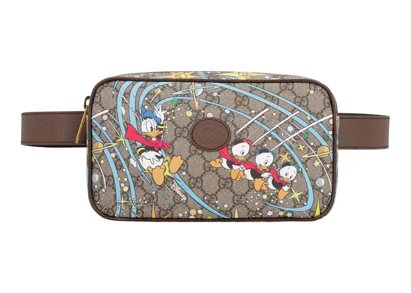 Gucci x Disney Donald Duck GG Supreme Belt Bag Beige/Ebony