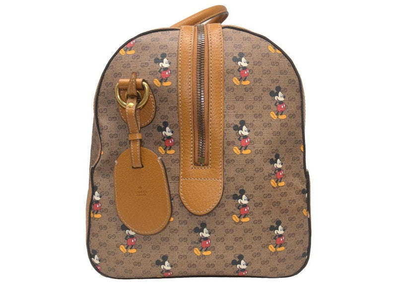 Gucci x Disney Monogram Duffle Travel Bag Beige/Ebony