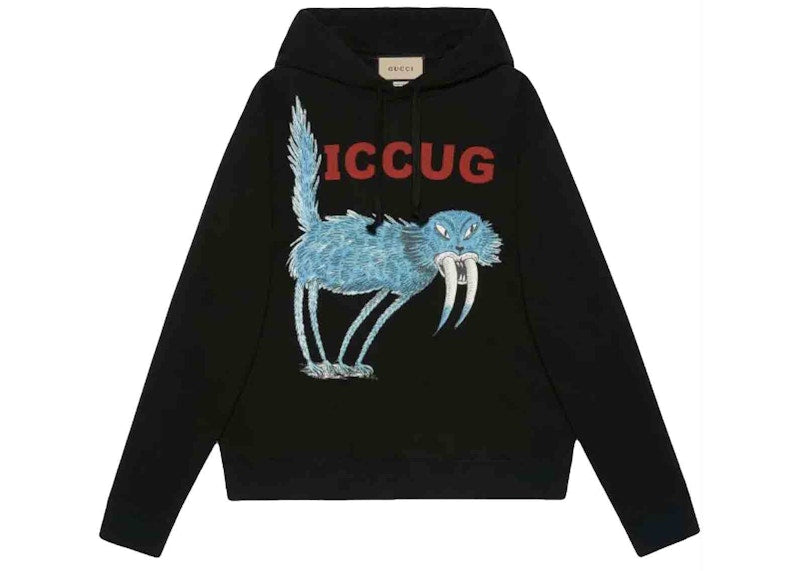 Gucci x Freya Hartas ICCUG Hoodie Black