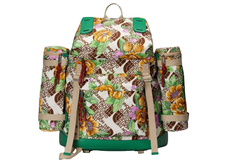 Gucci x The North Face Large Backpack Green Multi