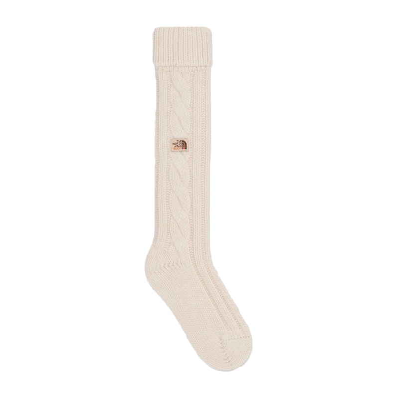 Gucci x The North Face Wool Socks Ivory