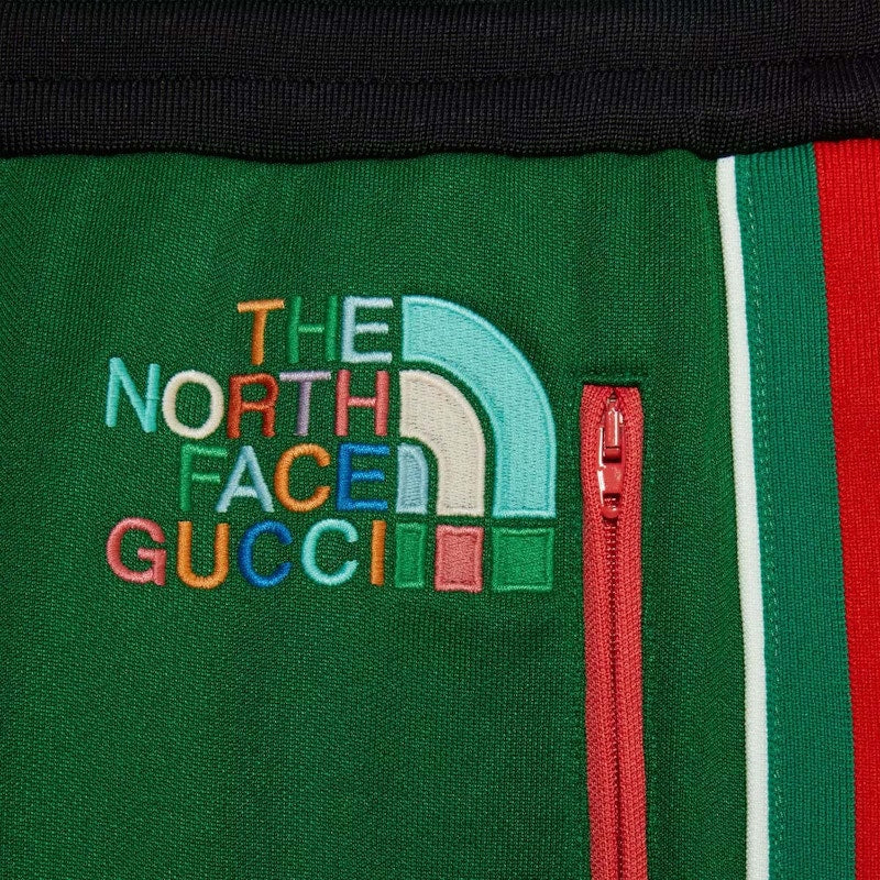 Gucci x The North Face Cotton Jogging Pants Green