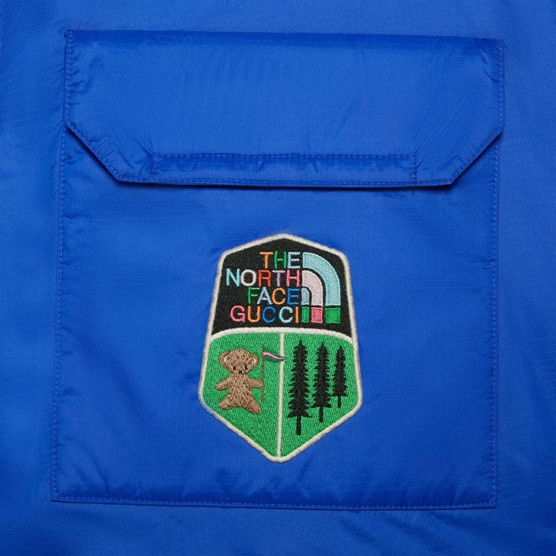 Gucci x The North Face Cotton Pants Blue