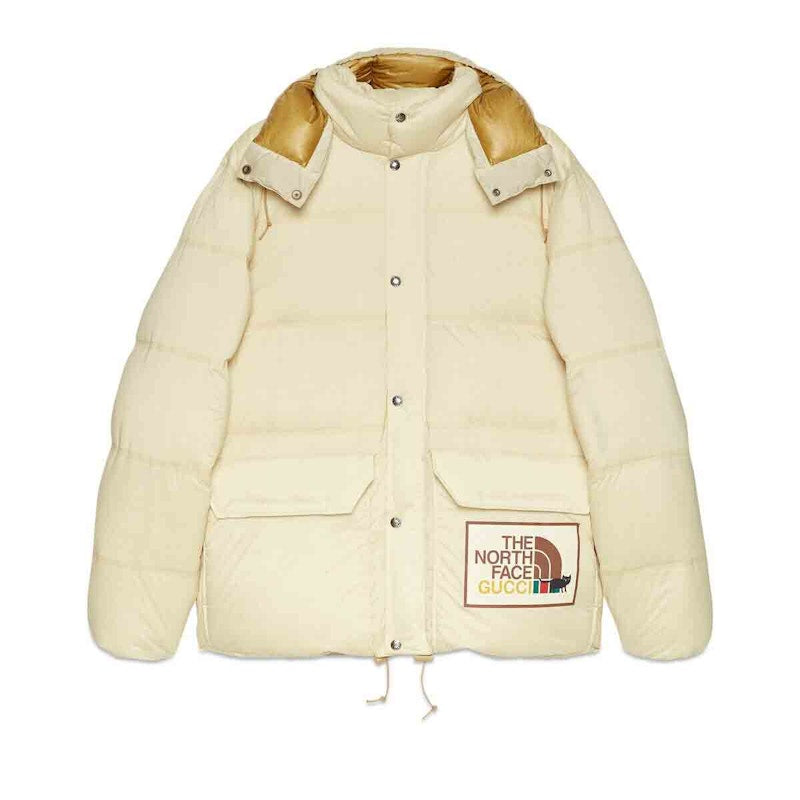 Gucci x The North Face Down Jacket Beige