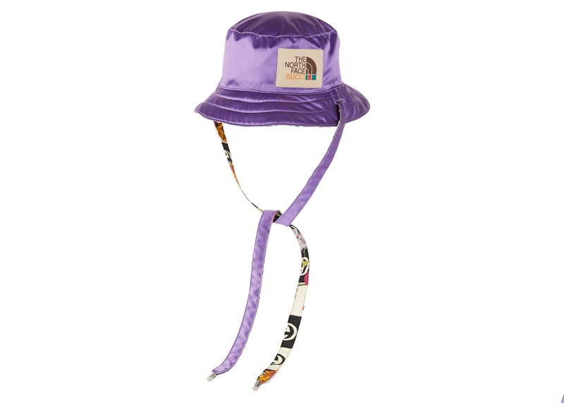 Gucci x The North Face GG Canvas nterlocking G Floral Print Bucket Hat Multicolor