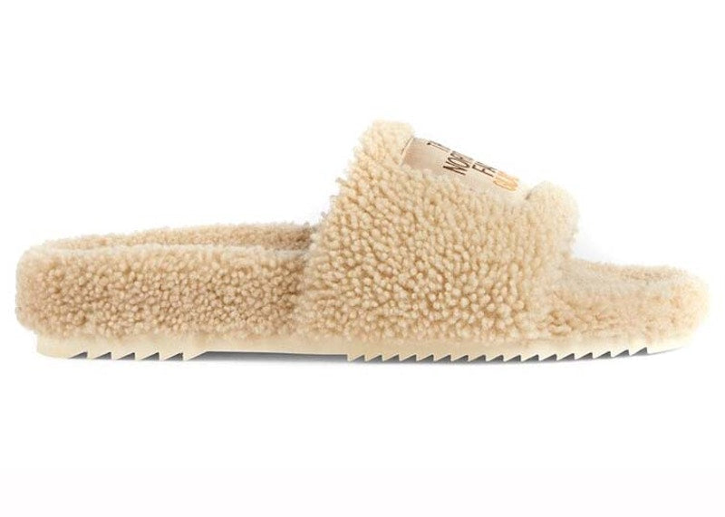 Gucci x The North Face Merino Wool Slides Beige (Women's)