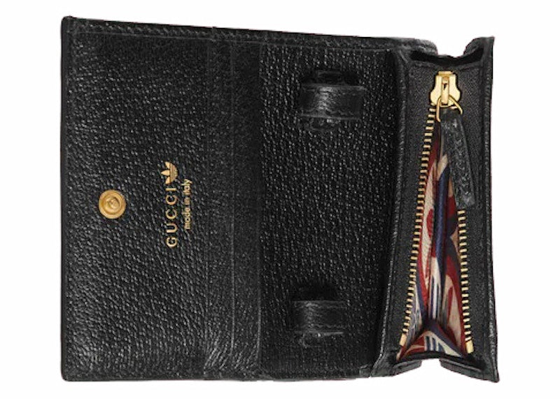 Gucci x adidas Card Case With Horsebit Black/White